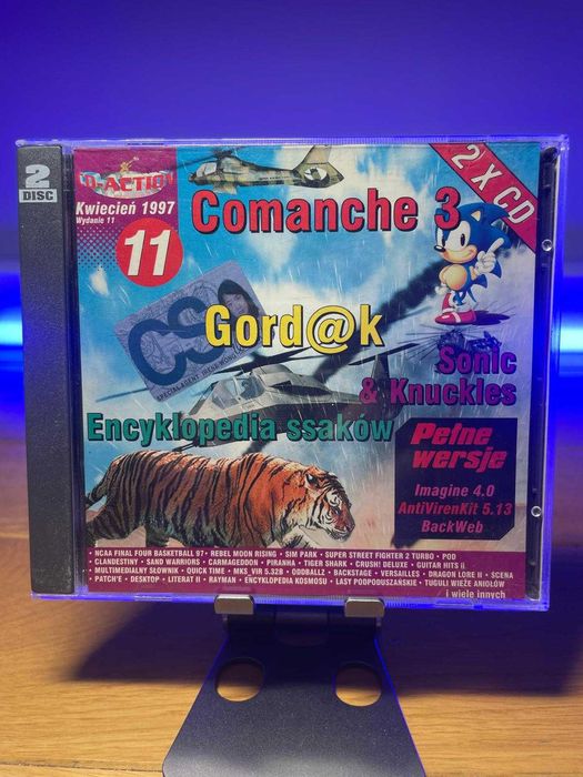 CD-Action 4/1997 | Comanche 3, Sonic, Gordok, encyklopedie