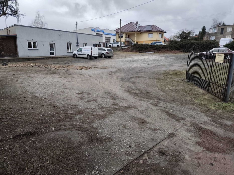 Plac parking do wynajęcia 0,20ha ogrodzony media Sława