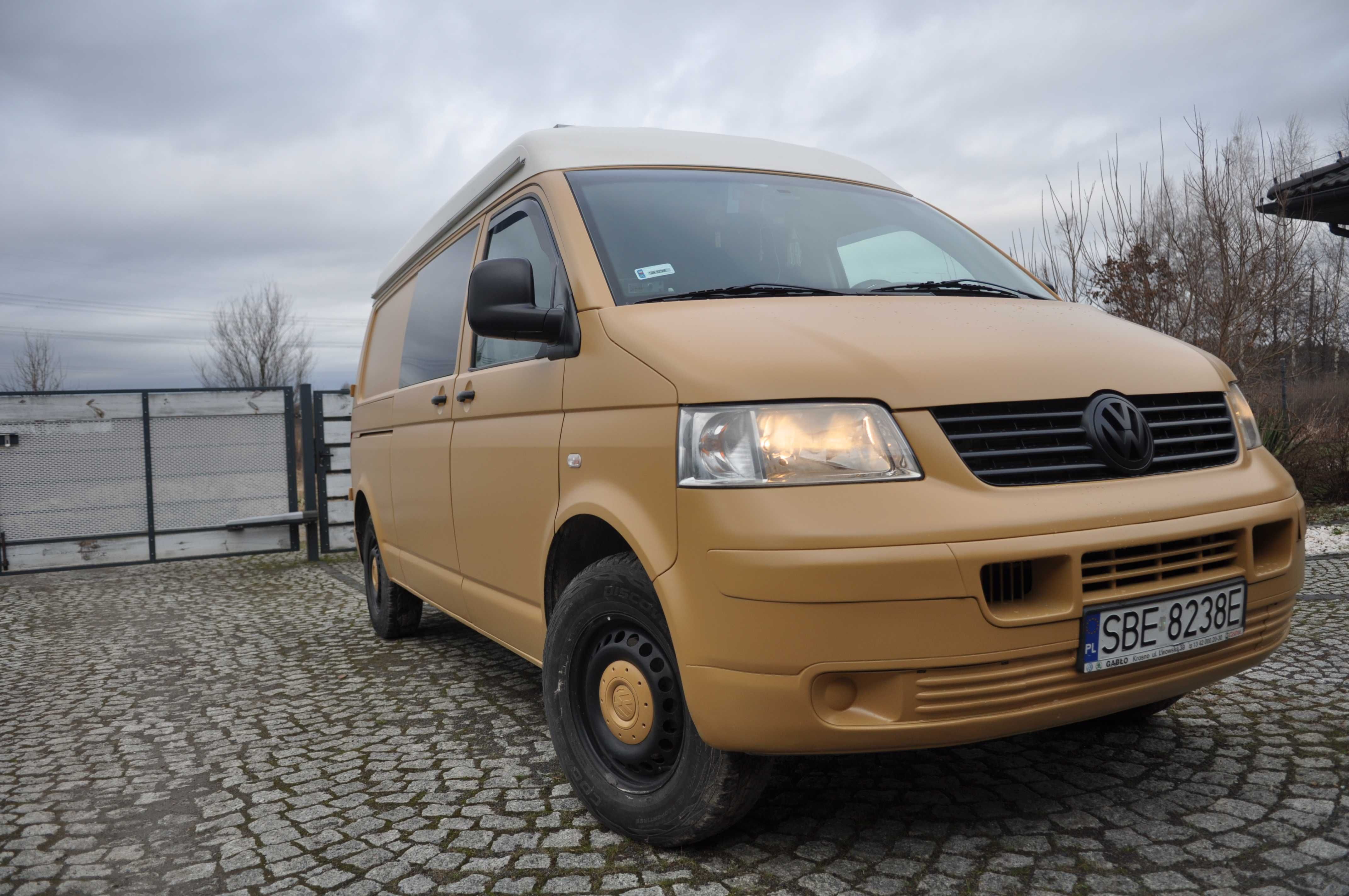 Volkswagen Transporter T5 4X4 Brygadówka combi van for sale Poland,  transporter t5 