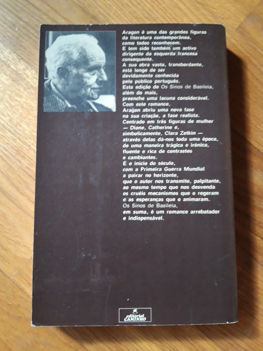 Livro "Os Sinos da Basileia" de Louis Aragon