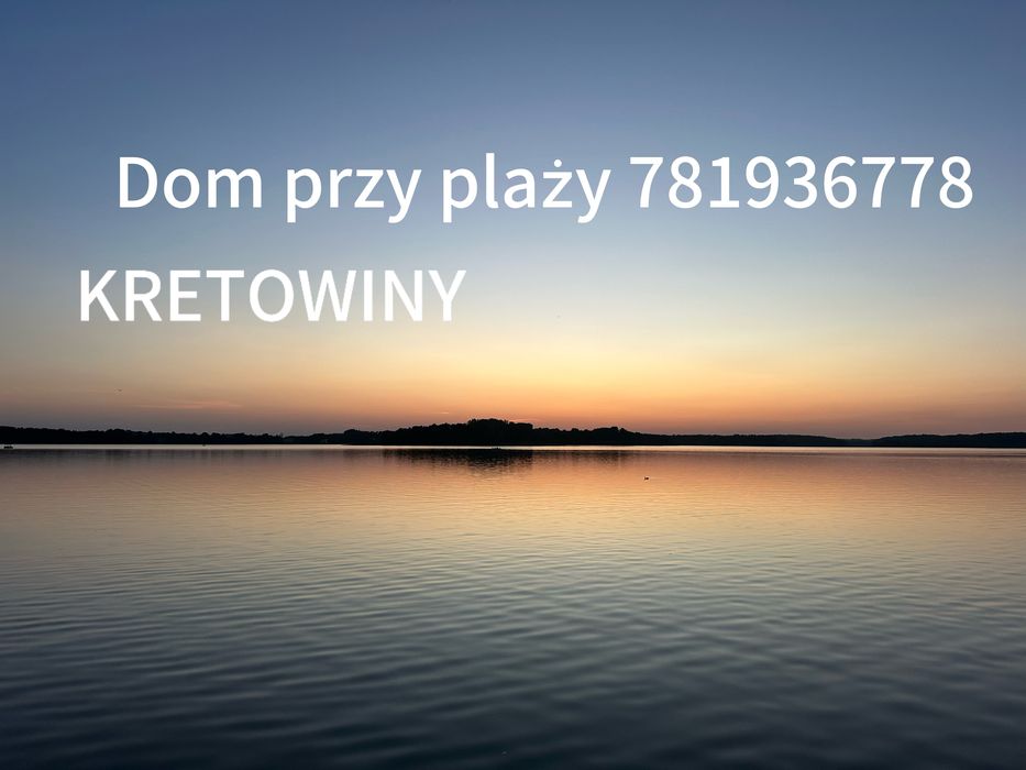Dom przy plaży Kretowiny