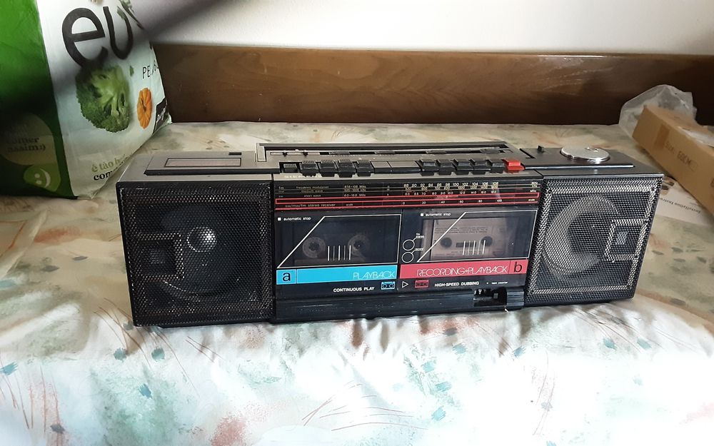 Radio com 2 leitor de cassetes Siemens