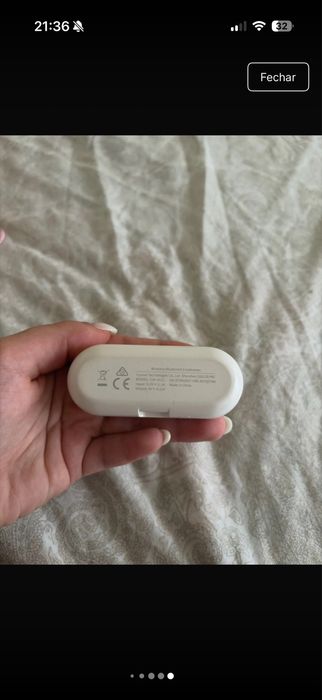 Auriculares Huawei sem fio em bom funcionamento
