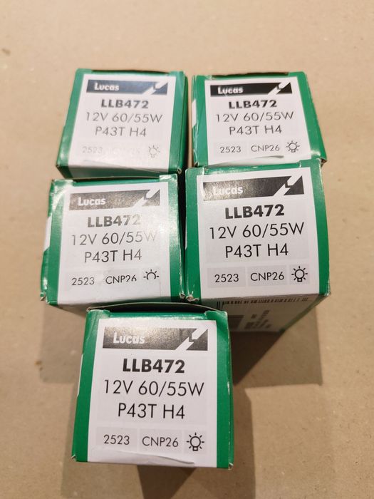 Żarówki samochodowe H4 Lucas LLB472