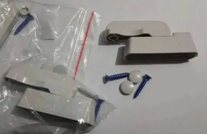 Защелка 2шт, фиксатор, блокиратор на пластиковые окна, двери BSL