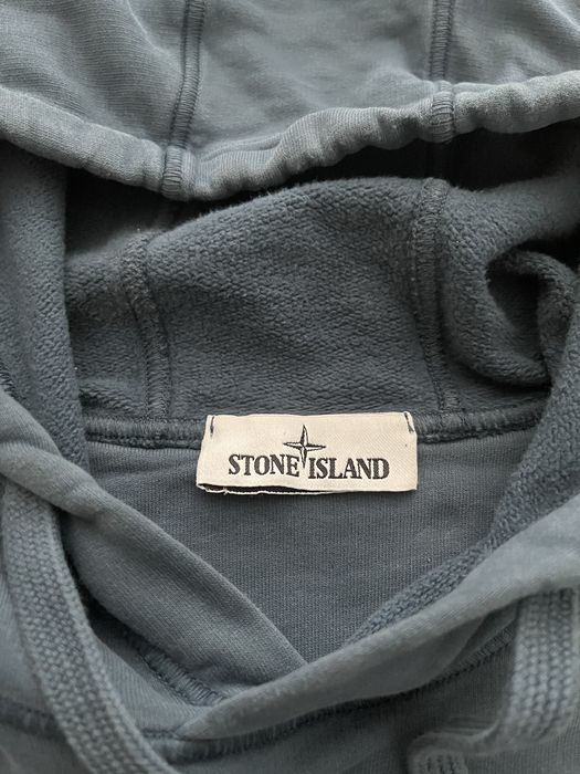 Bluza Stone Island Hoodie jasnoniebieska light blue, rozmiar M