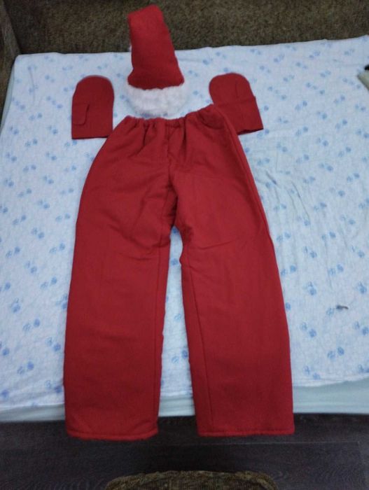 Костюм Санта Клауса (Святого Миколая) дорослий, розмір 52-54,