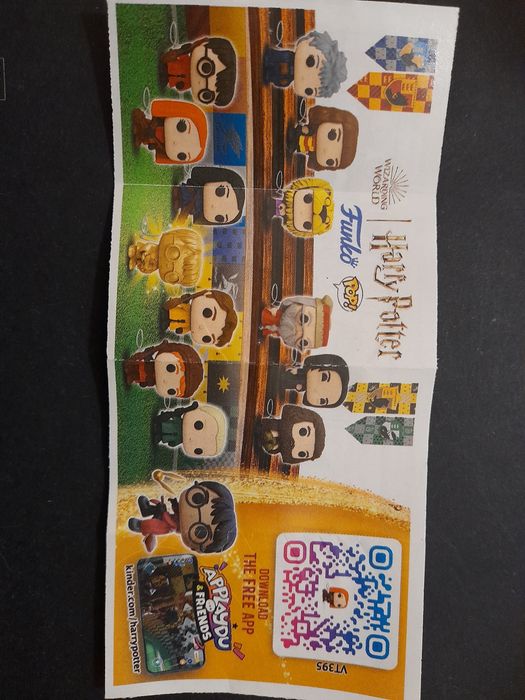 Harry Potter Bonecos POP FUNKO Ovos Kinder joy 2024 Coleção Quidditch