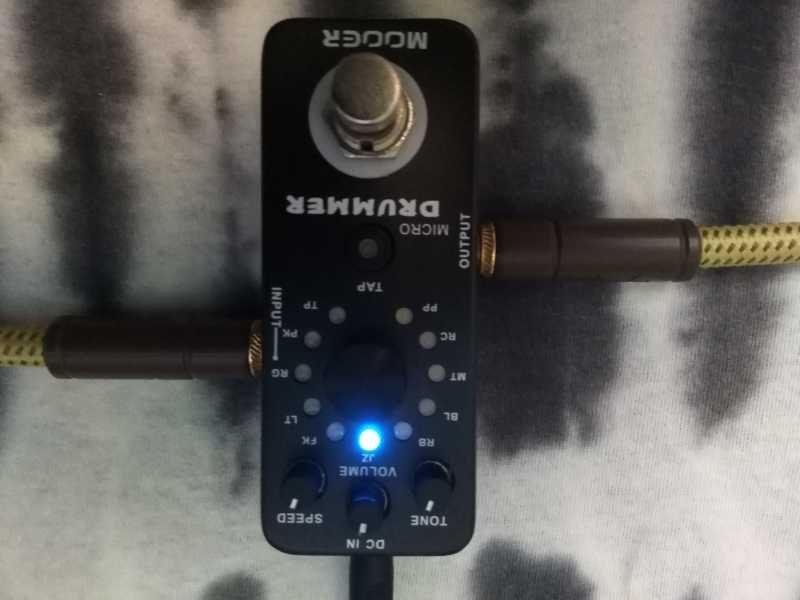 Pedal Mooer Drummer (Máquina de Ritmos)