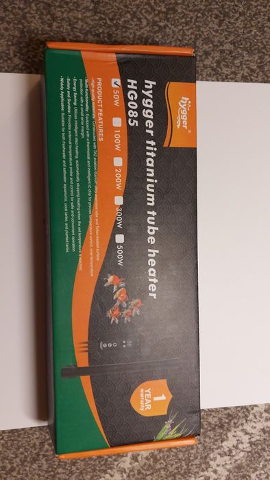 NOWA Grzałka rurowa tytanowa hygger