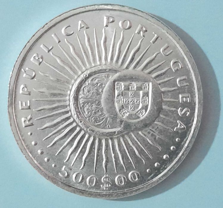 Moeda prata 500 escudos - 3º Centenário da morte do Pe. António Vieira