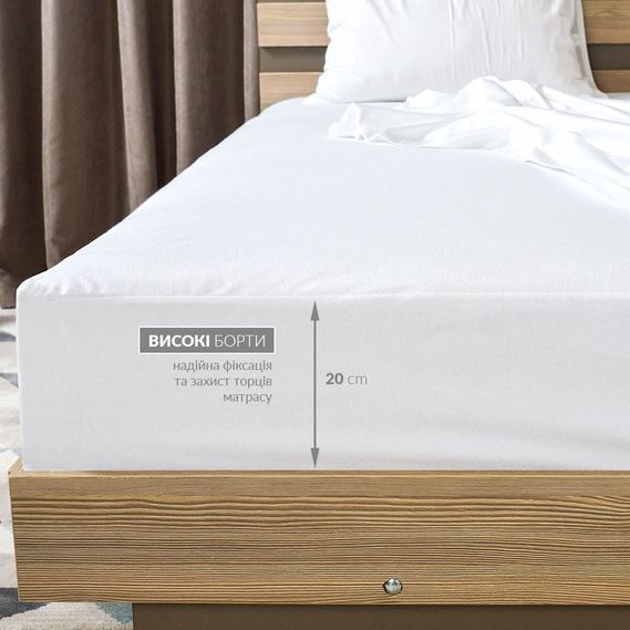 АкваСтоп готельний наматрацник. 100% бавовна махра.Дихаючі.Фабричні.