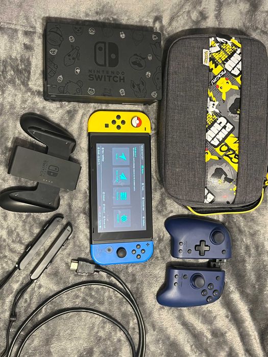 Nintendo Switch V2 CFW Picofly Przerobiona Fortnite edycja limitowana