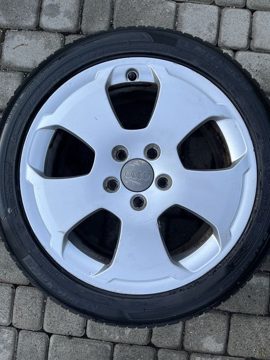 Alufelgi 5x112 17 cali Audi A3 A4 opony 225/45/17 zamiana