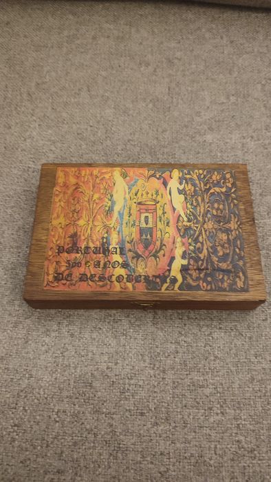 Caixa Madeira - 500 Anos de Descobertas