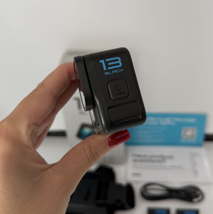 Екшн камера GoPro Hero 13 Black гоу про 2 акумулятора для хоббі спорту подорожей мотоцикла велосипеда HyperSmooth 6.0 відео 5.3K/60fps