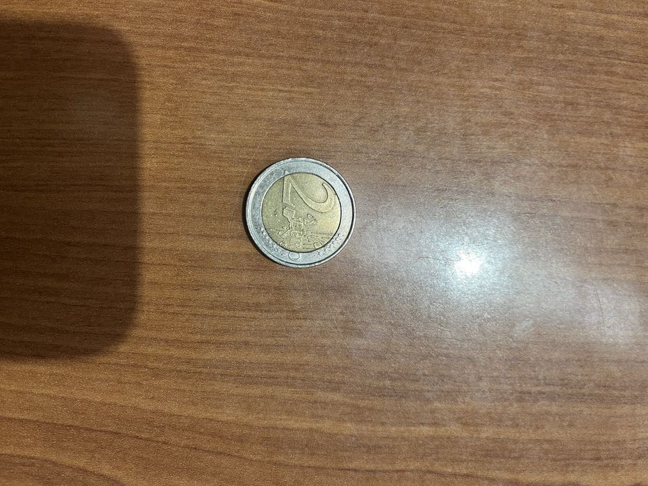 Moeda de 2€ mal cunhada