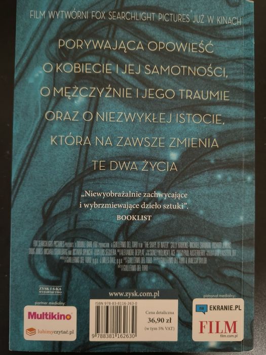 Kształt wody;Daniel Krakus, Guillermo del Toro,