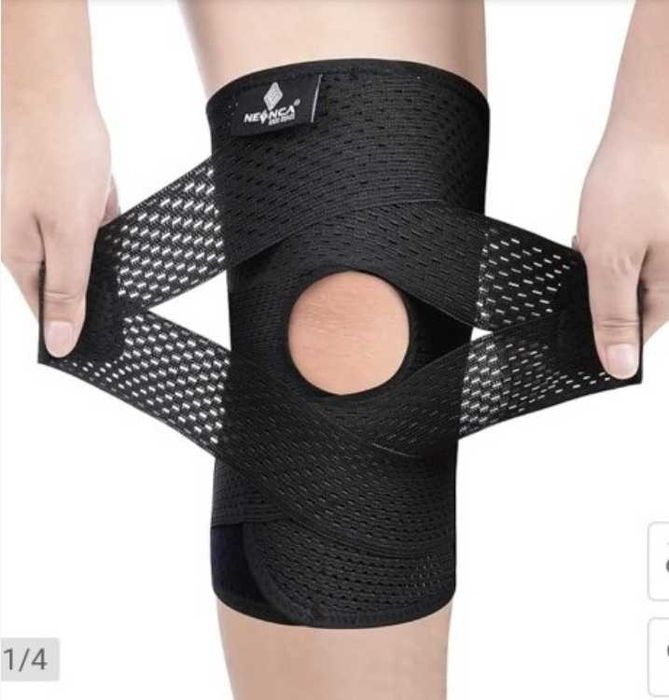 Neenca orteza kolana hxo46 rozm. XL opaska na kolano czarna