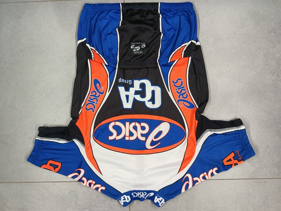 Vintage koszulka Asics kolarska roz. M męska rowerowa