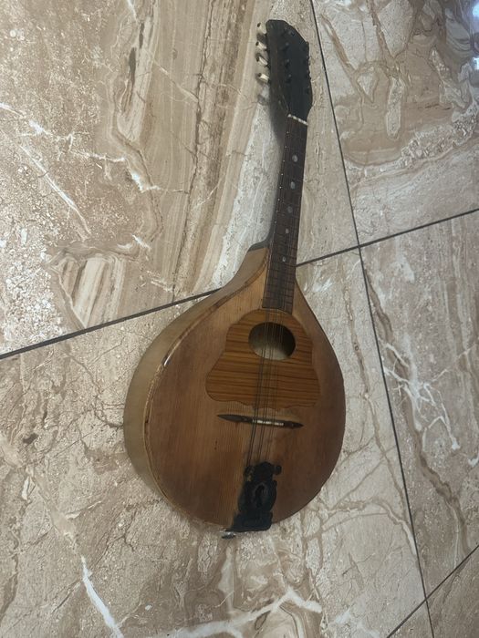 Stara Mandolina Klasyczna | Vintage Antyk Loft PRL | Do renowacji / dekoracja