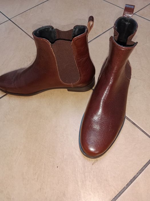 Botki skórzane 36 ZARA