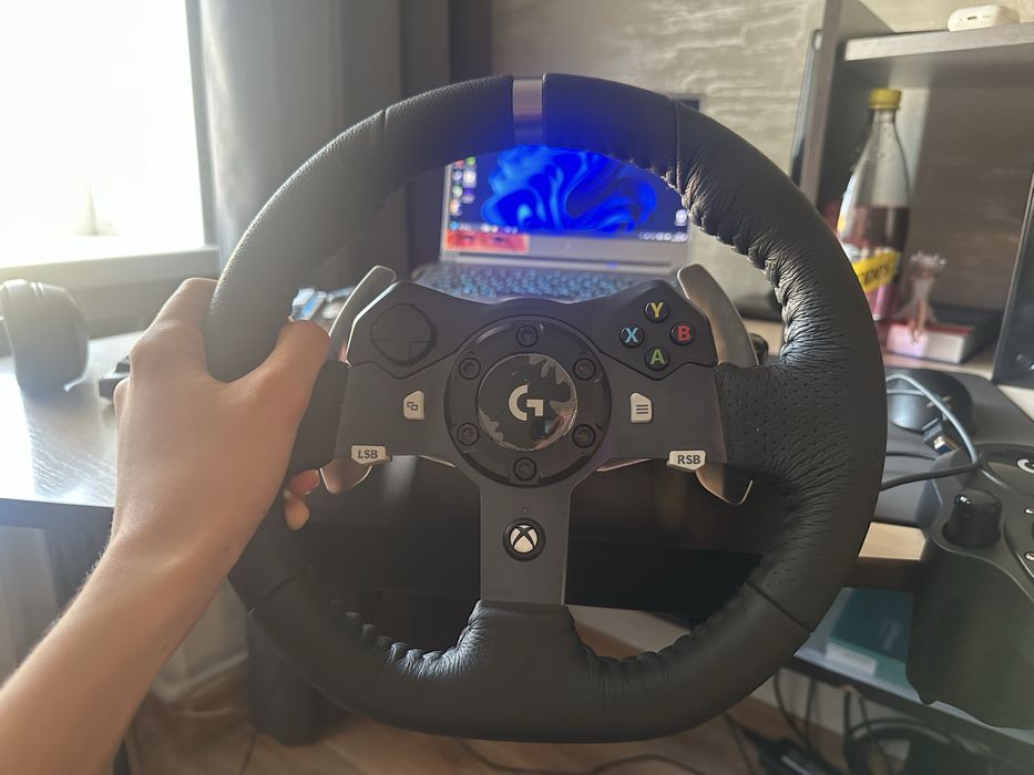 Руль Logitec + кок пит g920