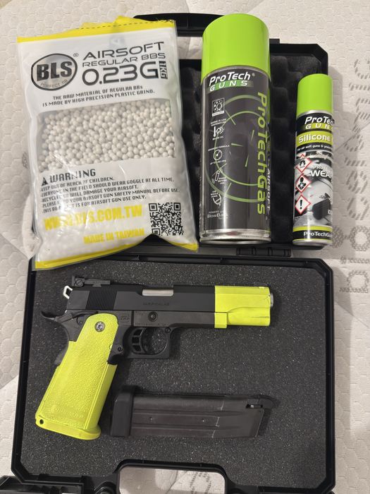 Arma de airsoft praticamente nova