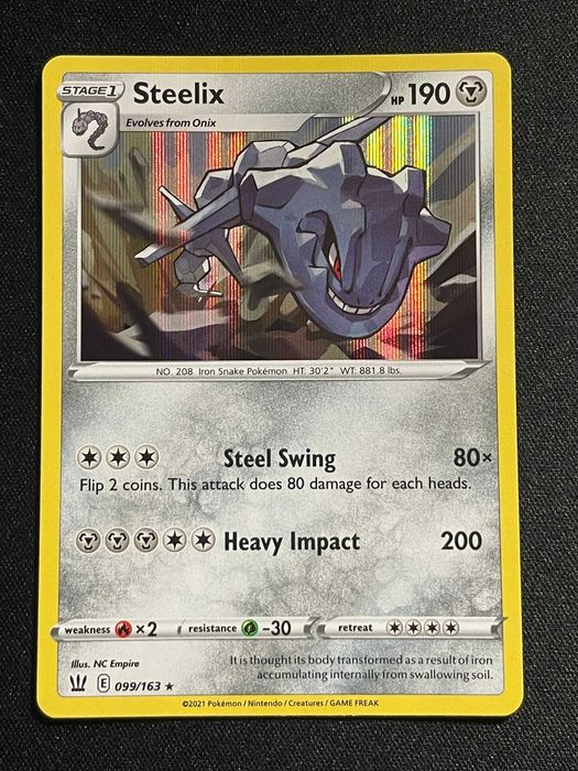 Carta Pokémon Steelix 99/163 Battle Styles