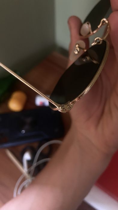 oculos Ray Ban 51021 dourados