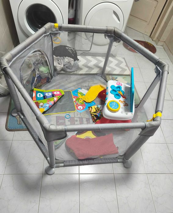 Parque Infantil para Bebé Grande e Seguro – Bom Estado