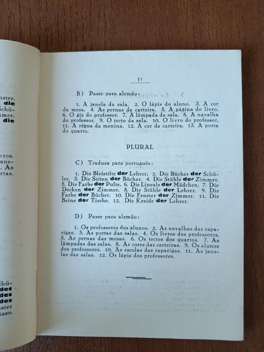 Exercícios de Língua Alemã
