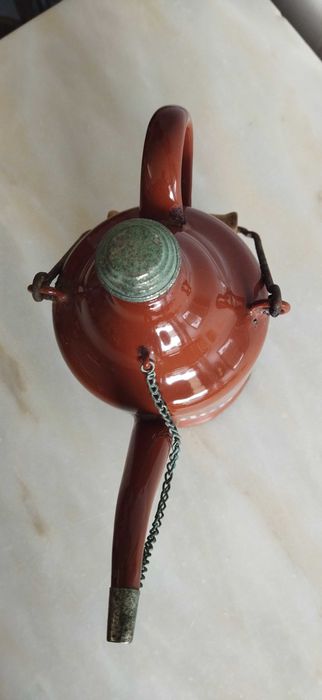 Antigo Recipiente de 1 litro em esmalte.