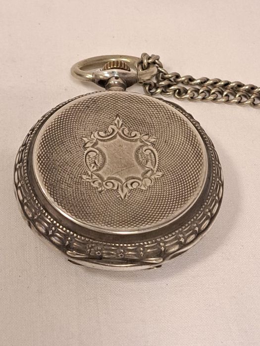 Relogio de bolso em prata