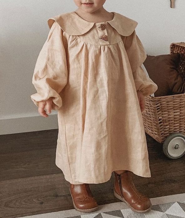 Сукня з льону, сарафан, блуза для дівчинки 104-110