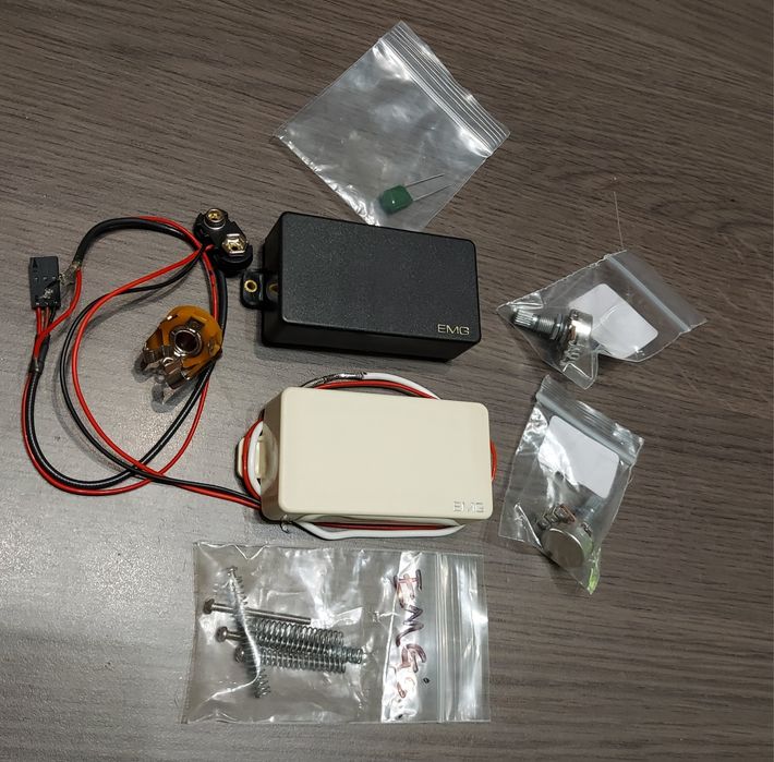 Сет активних звукознімачів EMG 81 та 85 (хамбакери для гітари)