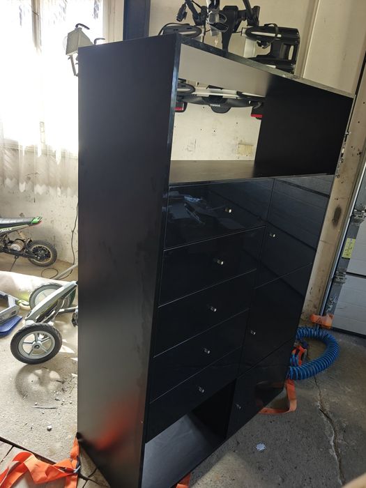 Szafka czarna - 120cm x 181cm x 50cm