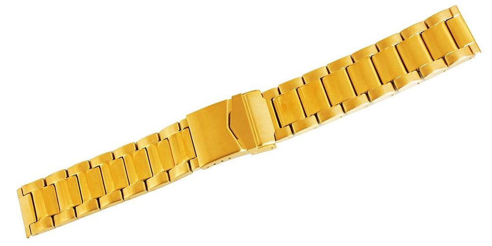 bransoleta regulowana złota pvd 22 mm 676g-22