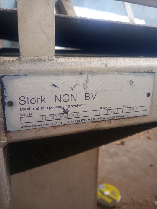 Przenośnik taśmowy taśmociąg stal nierdzewna .