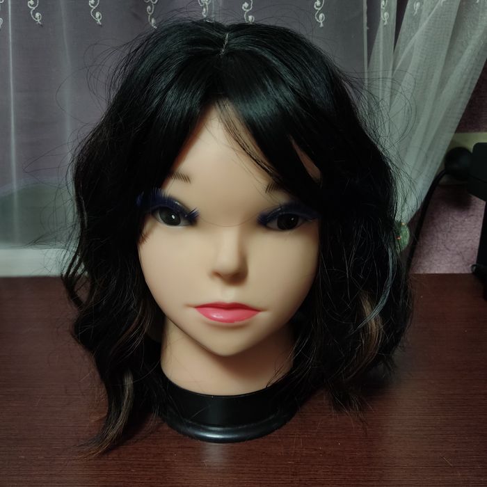 Перука чорне каре