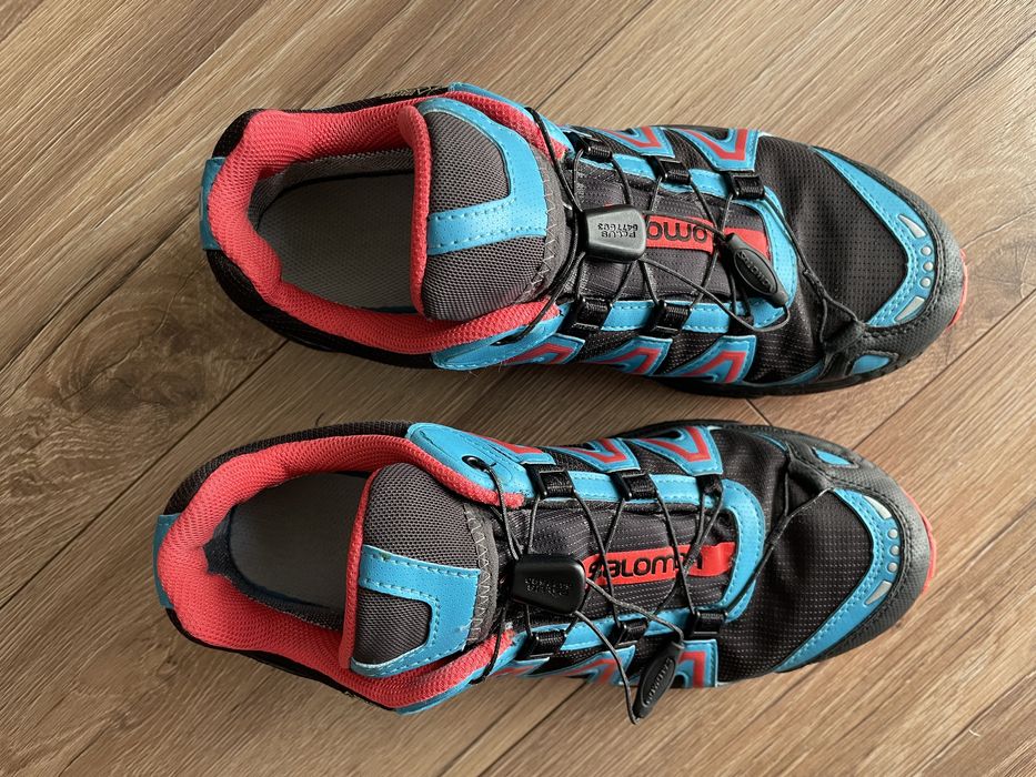 Buty do biegania Salomon Voltara GTX Autobhan Boss Blue Papaya r. 40