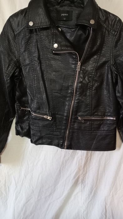 Куртка кожаная на девочку косуха.