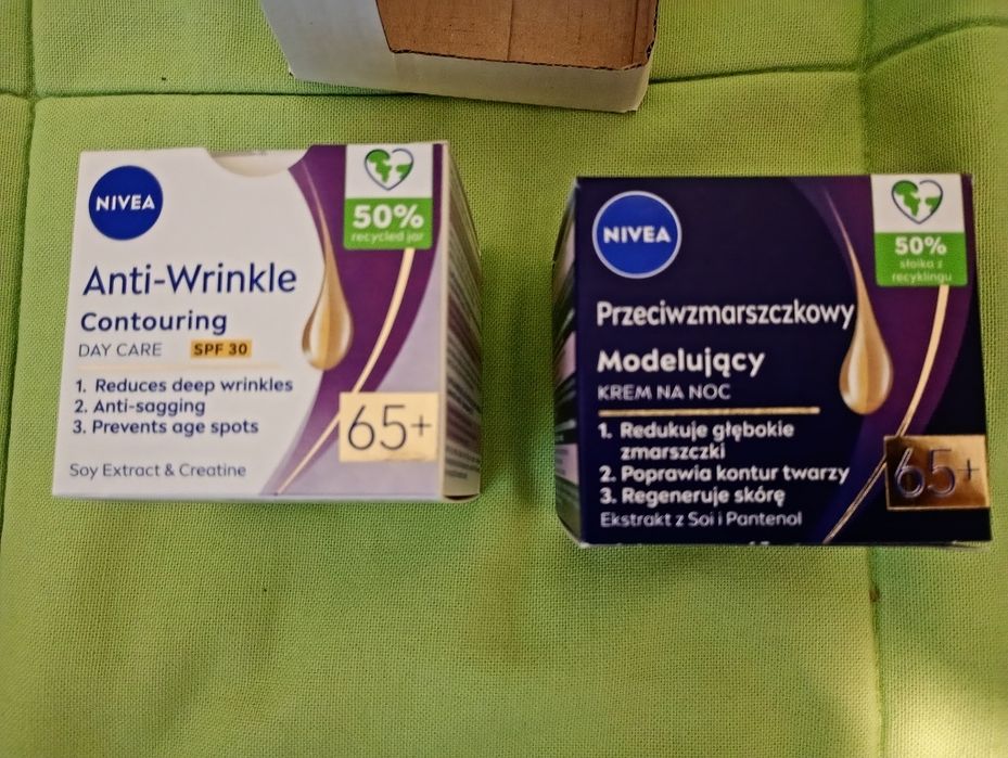 Krem Nivea do cery dojrzałej 65+ komplet na dzień i na noc 2 x 50 ml s