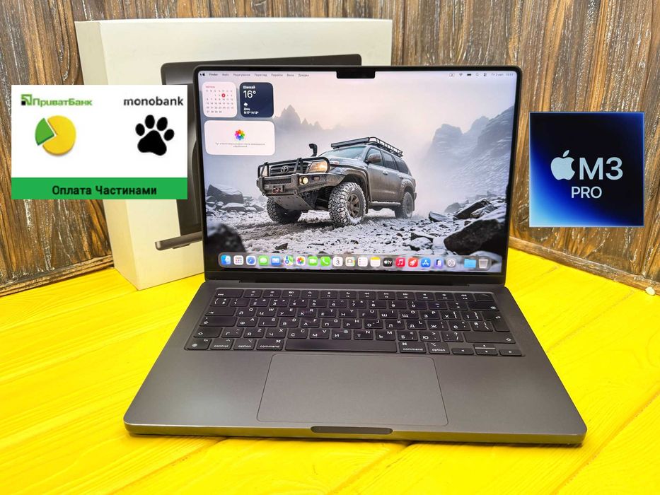 РОЗПРОДАЖ! Преміальний Ноутбук Apple Macbook Pro 14 A2992 /APPLE M3 Pro/SSD 512 GB