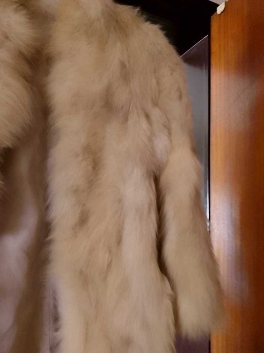 Casaco Comprido em Pele de raposa