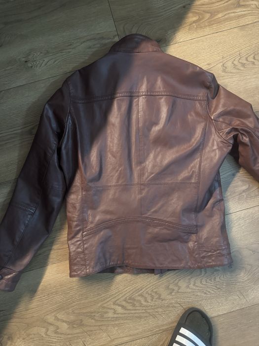 Męska kurtka skórzana hugo boss