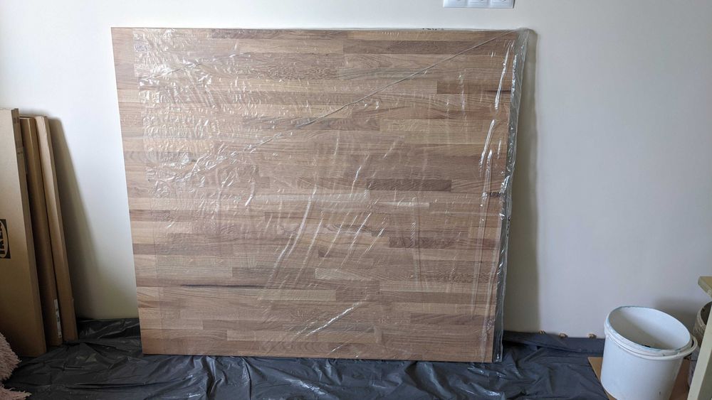 Blat laminowany 38 mm | 132x120 cm i 275x52 cm | Kronospan K091FP