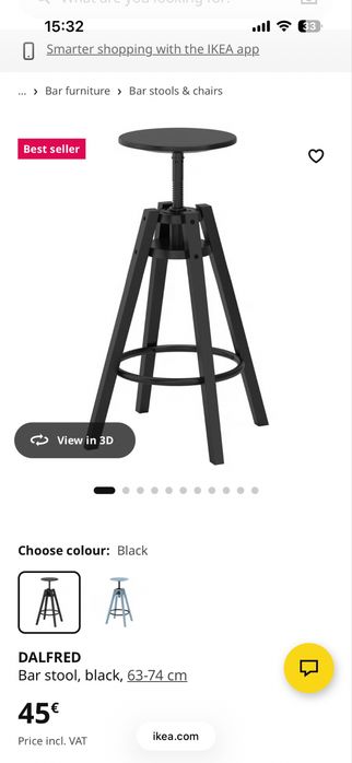 banqueta de bar da Ikea