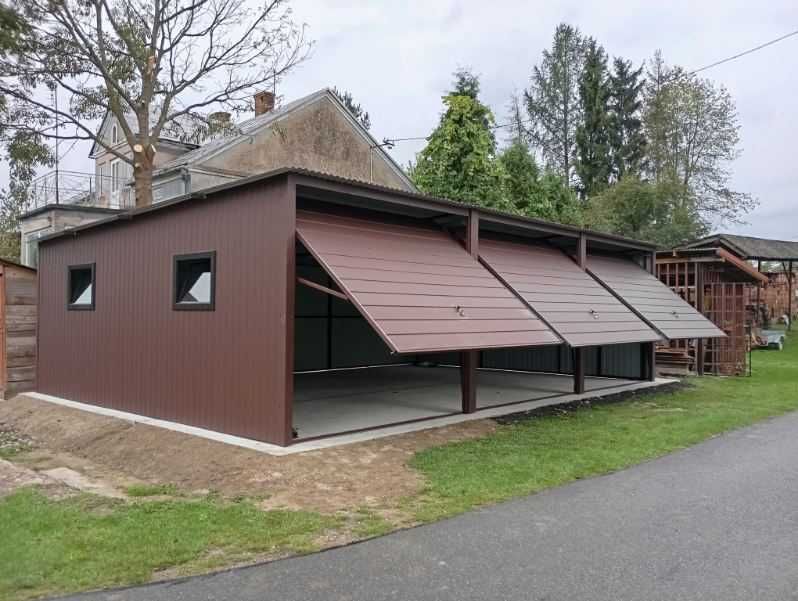 Garaże blaszane garaz blaszany 6x5 5x6 6x6 9x6 7x7 8x7  profil 30x30