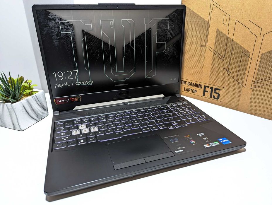 LAPTOP GAMINGOWY Asus TUF F15 NVidia GeForce RTX Intel Core komputer